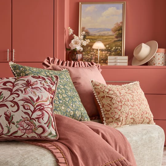 20" Pink Velvet Pillow by Ashland®